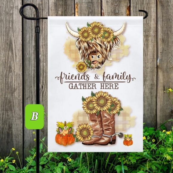 Yard Garden Flags Fall Autumn Thanksgiving NWT - CHOOSE 1 - Picture 4 of 8